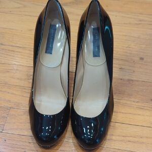 Ann Taylor Black Patent Leather Heels